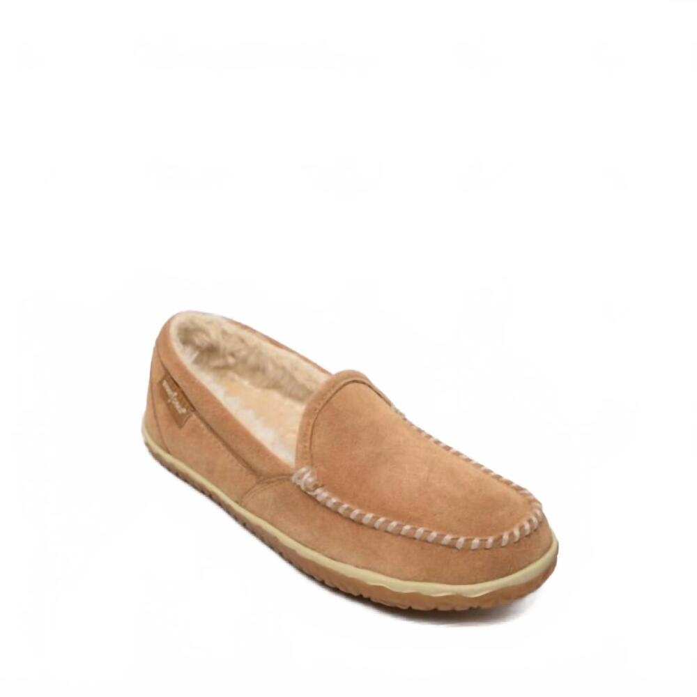 NEW MINNETONKA women's tempe moccasins in cinnamon
